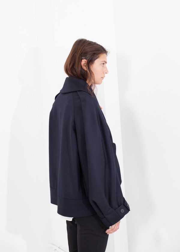 Wool Cocoon Jacket For Cheap