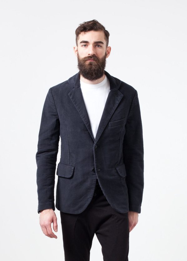 Zepo Brushed Cotton Blazer Discount