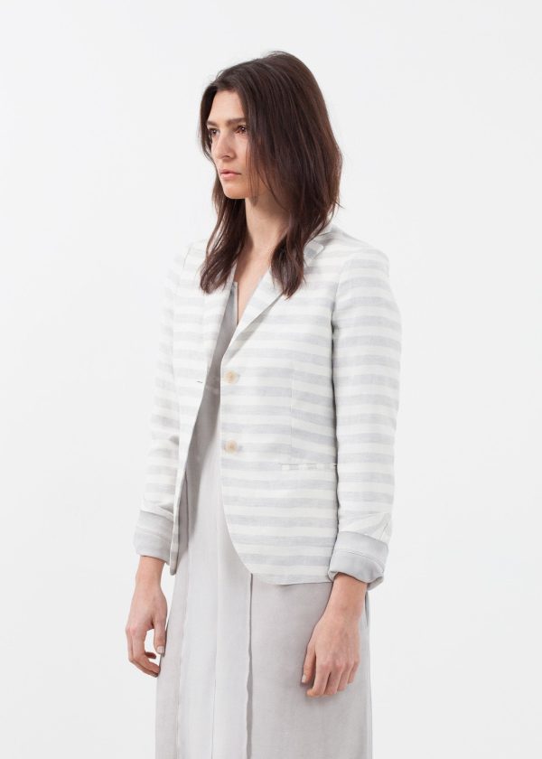 Lavanda Stripe Blazer Discount