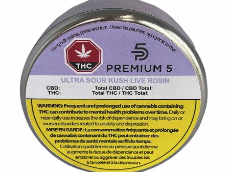 Ultra Sour Kush Live Rosin For Discount