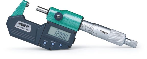 INSIZE Waterproof Digital outside Micrometer - With Data Output Hot on Sale